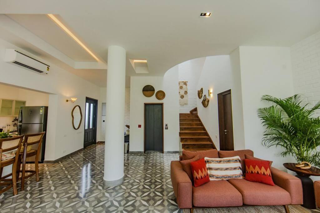 Presidential Luxury Villa Anjuna With Pvt Pool & Bathtub, Most Prime Location エクステリア 写真